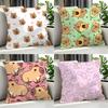 Cartoon ccapybara Cushion Cover Cushion Cover Set Pcs x x x Pillowcase Decorative Sofa Home Decor