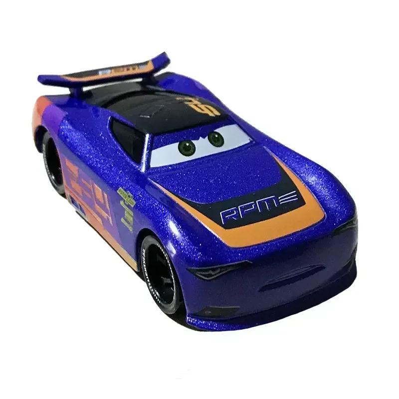 Pixar Cars 3 lightning mcqueen raceauto's Serie Blinkr Black Storm Jackson Geen Stilstand Metalen Diecast model Auto's Kind Cadeau