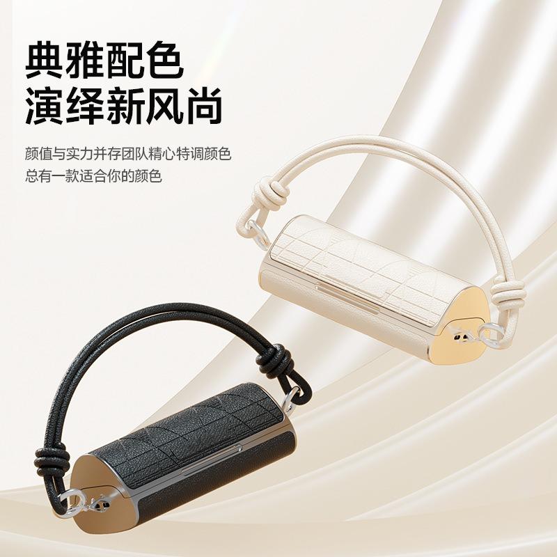 New Mini Half-in-ear Bluetooth Headset Digital Display Girls Small Satchel Short Handle Long Battery Life Private Mold