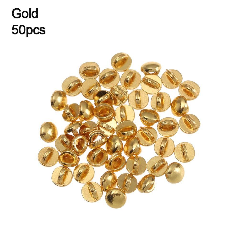 

Sewing Accessories DIY Doll Ultra-small Buckle 1/6 Dolls Clothing Solid Round Buttons Belt Buckles