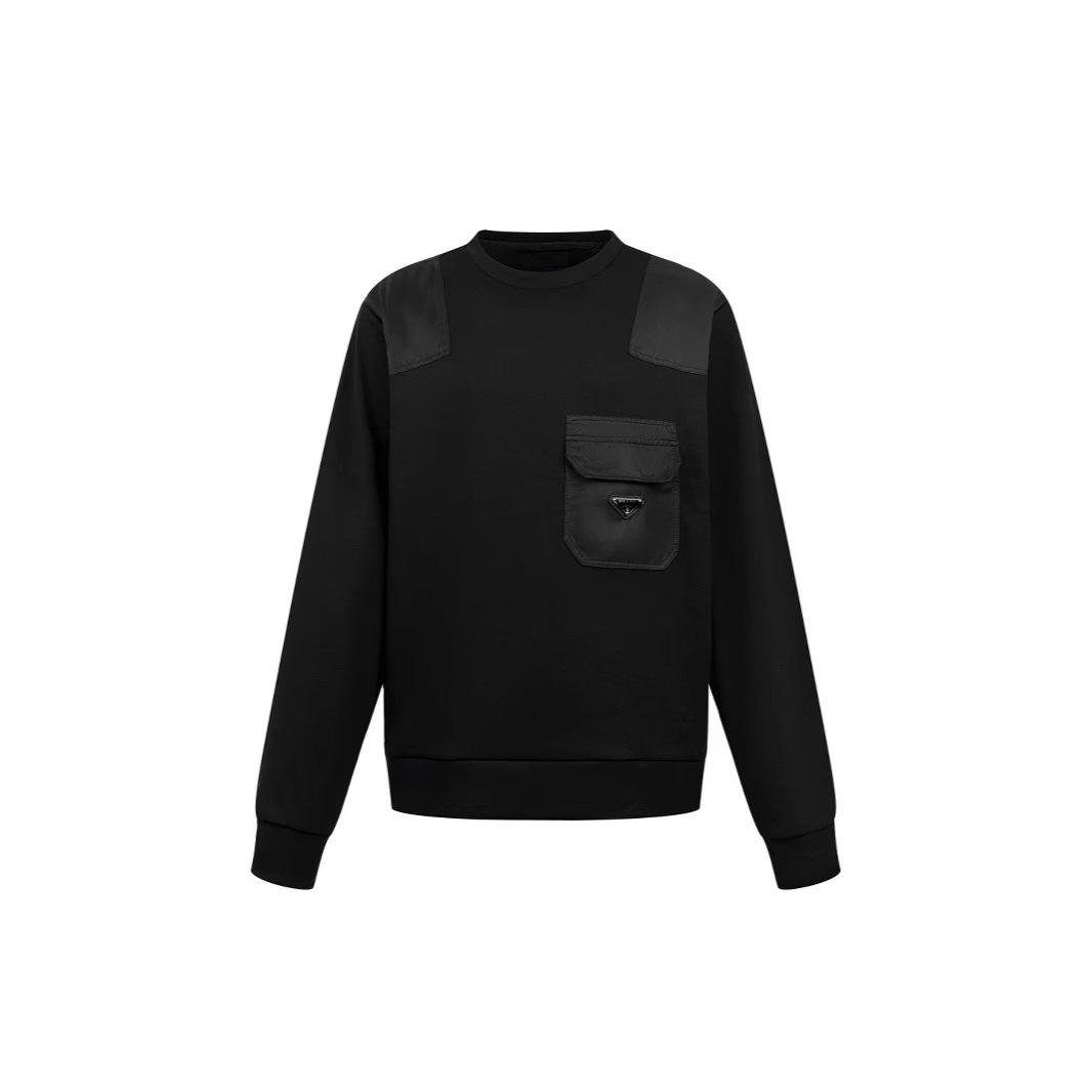 

2025 Premium Pudala Cotton Luxury Loose-Fit Hoodie - Original High-Quality Long Sleeve Version Extra Large чорний
