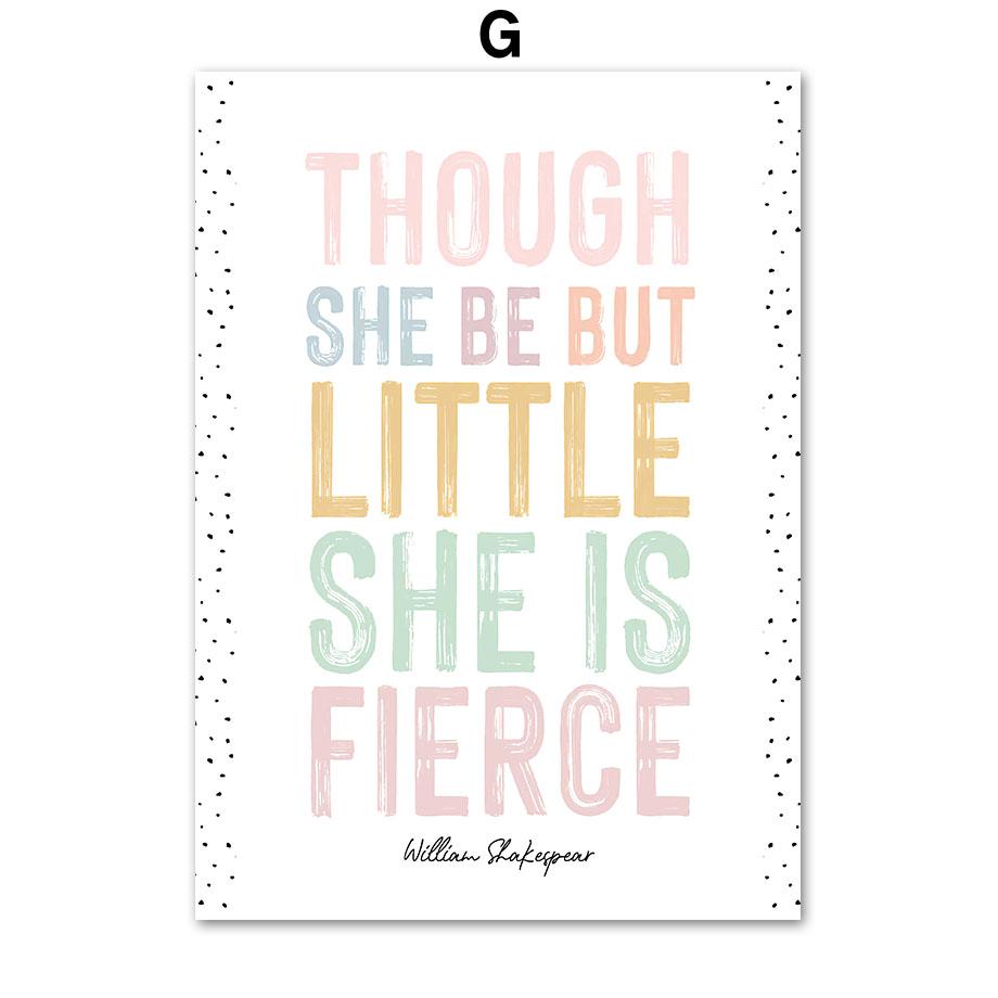 Pink Mountain Sun Rainbow Quote Bohemian Nursery Nordic Posters, Wall Art Canvas Painting Pictures, Perfect for Baby Kids Room