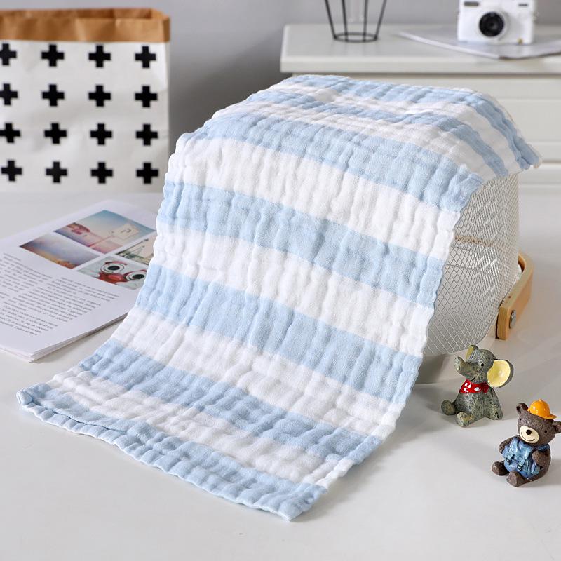 6-Layer Cotton Gauze Baby Towel & Bib Combo