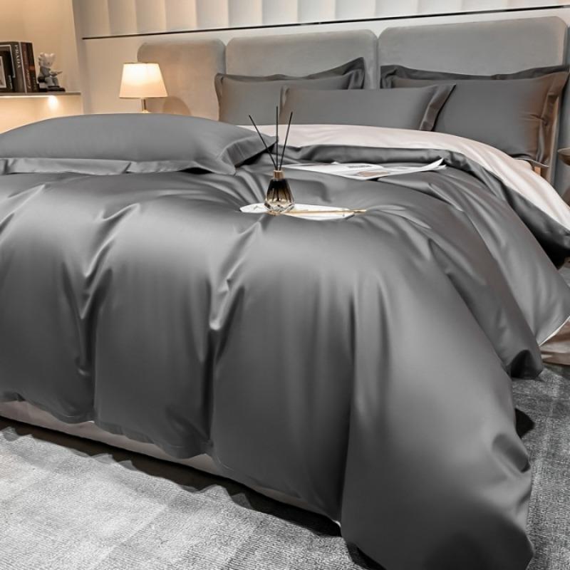 Czteroczęściowy zestaw z długimi odcinkami bawełny klasy A dla matek i dzieci Xinjiang z czystej bawełny kombinowana poszwa na kołdrę prześcieradło lekka luksusowa pościel