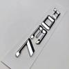 Chrome Black Flat Letters Numbers 730d 735d 740d 745d 750d 760d ABS Emblem For BMW F01 E65 G11 Car Trunk Nameplate Logo Sticker