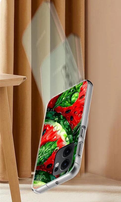 Etui Do Oppo Reno 13F 5G / 13 Fs 5G Foto Obudowa Case Plecki Arbuz + Szkło
