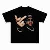 CHRIS BROWN MIDDLE FINGER TEE S-5XL