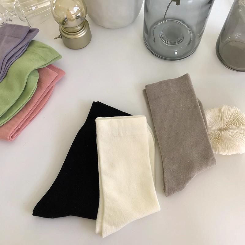 Pure Cotton Women's Postpartum Socks - Anti-Pilling, High Elasticity, Non-Binding, Boneless, Versatile Pile Socks.