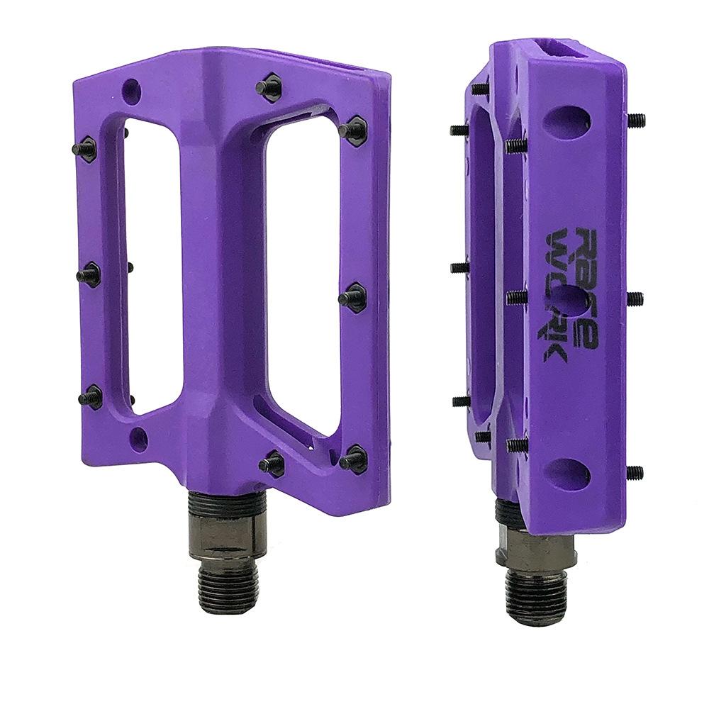 RACEWORK Road Bike Pedals Ultralight Nylon Fiber Pedal Seal Bearing Anti-Slip MTB Road Bike Bicycle Parts