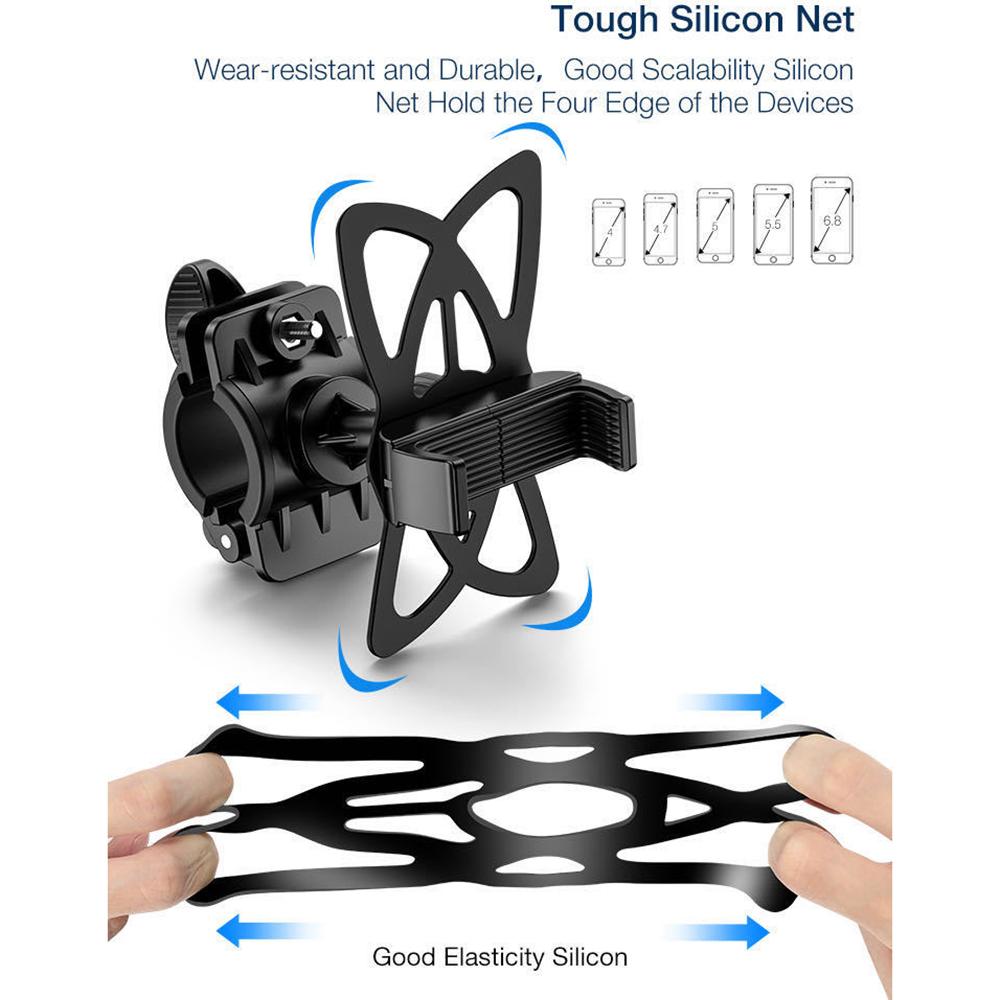 Motorrad Fahrrad Handyhalterung Silikonband Halter Elektroroller Navigationsständer für den Außenbereich