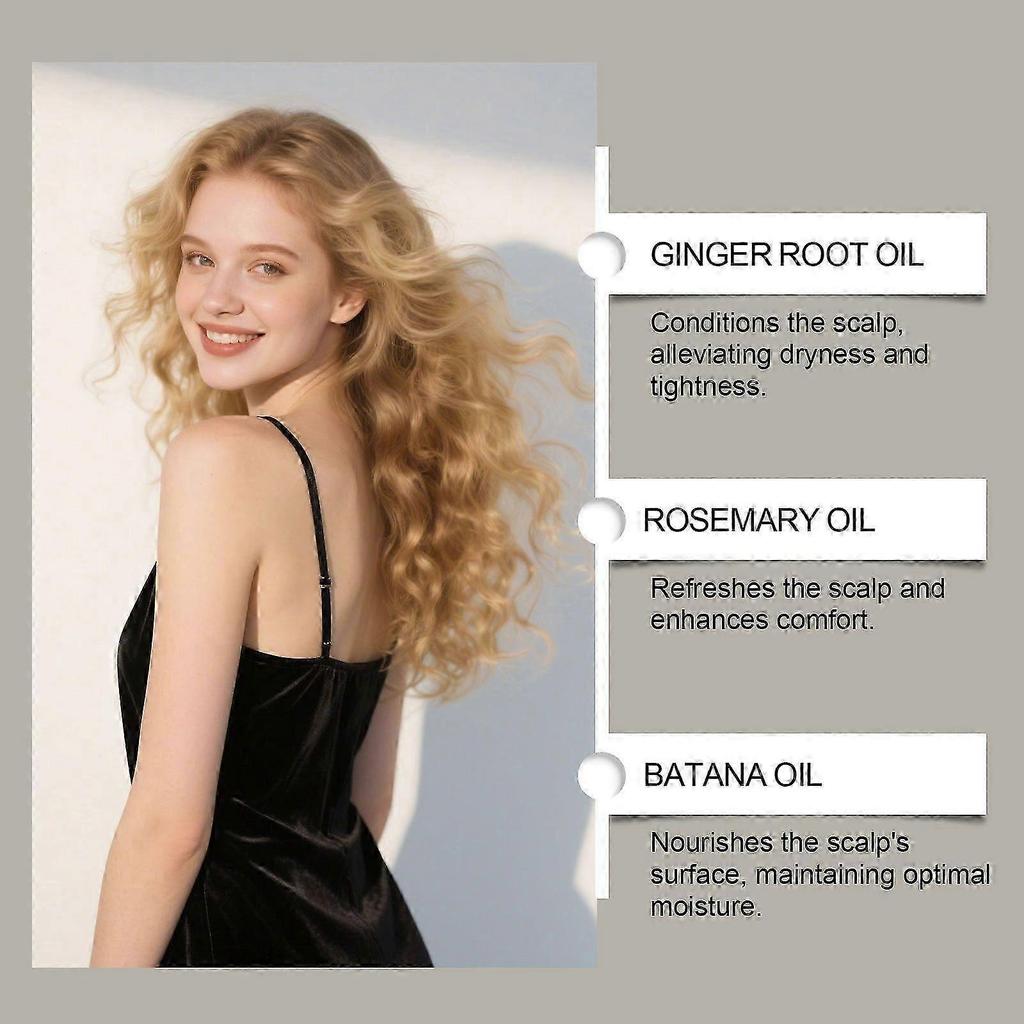 Batana Oil For Hair Growth,100% Pure Natural Raw Batana Oil From Honduras With Rosemary Ginger Oil For Hair Thickness, Scalp Treatment, 120ml