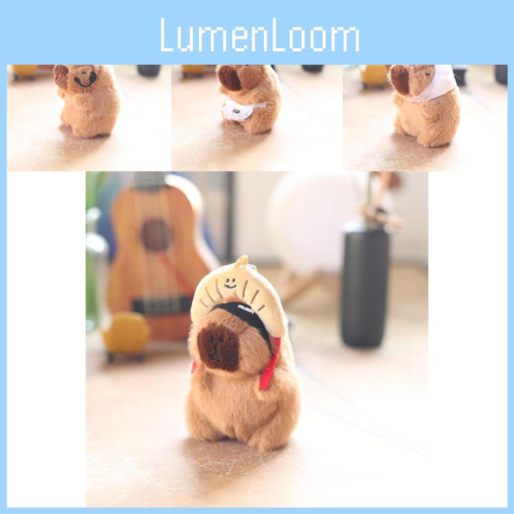 Super Soft Capybara Plush Keychain Unique Stuffed Animal Accessories For Bags