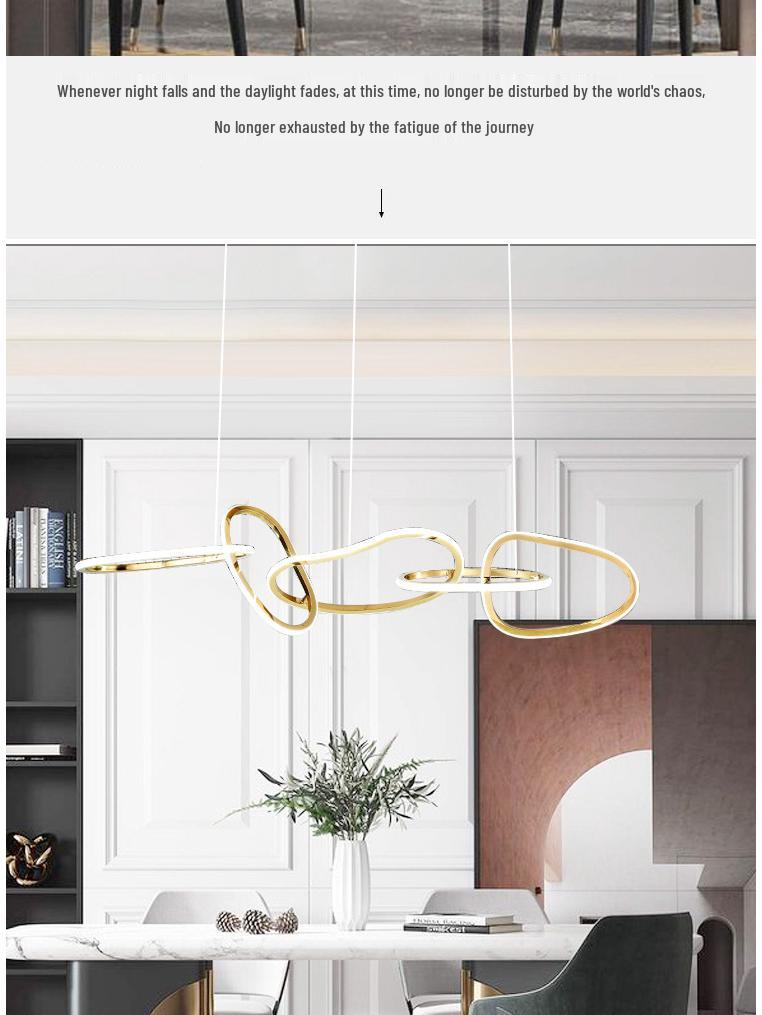 Postmodern Minimalist Designer Pendant Light for Bar, Hotel, or Villa