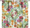 Floral Curta,Farmhouse Colorful Watercolor Wildflower Spring Flower Plant Botanical Pattern Decor Print Window Drapes For