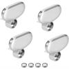 Zinc Alloy Mirror Clip Silver Mirror Fasteners New Mirror Fixing Nails
