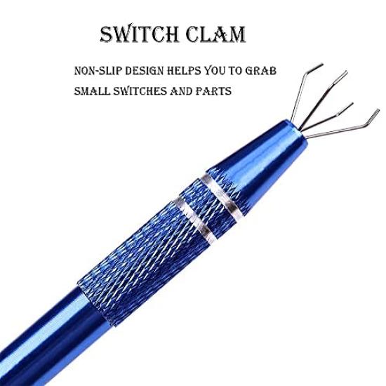 The 33 Switch Station Tester Includes a 2 In 1 Switch Opener, Switch Puller, Puller, Switch Clamp, Lubricant Pen, Parts Storage Box and Cat Pen