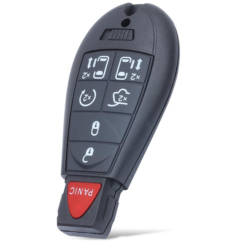 KEYECU Keyless go Remote Fobik for Dodge Caravan Chrysler Town & Country Jeep for Jeep Cherokee Fob 433MHz - M3N5WY783X IYZ-C01C