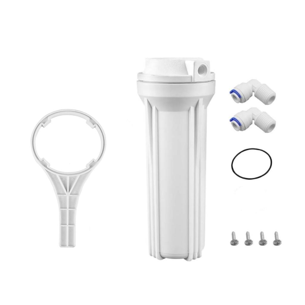 Geekpure 10 Inch Reverse Water Filter Housing for RO Filtration System ,1/4" Port,2.5