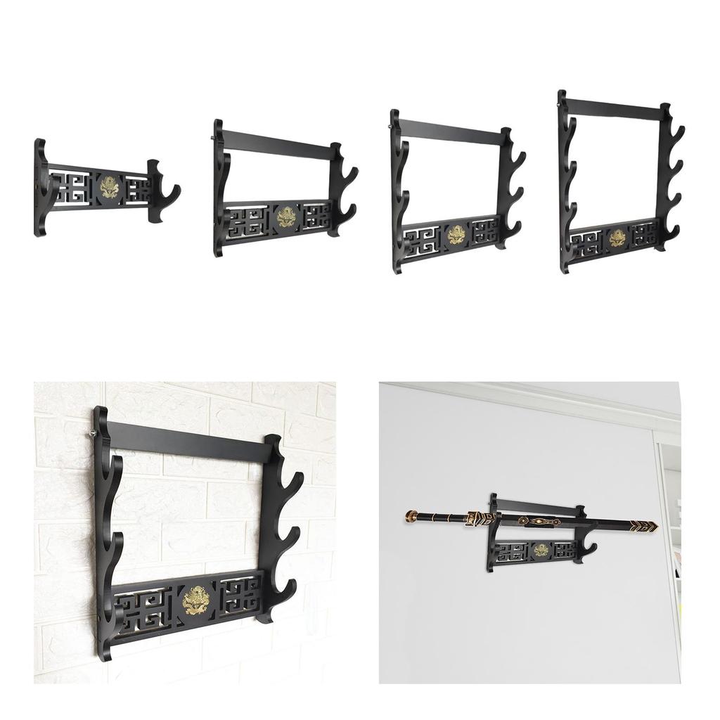 Japanese Samurai Sword Holder Display Hanger Dragon Rack for Lightsaber Wakizashi