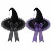 Lace Lolita Witch Hat Star Pendant Wizard Cap Party Props Halloween Hat  Cosplay Event