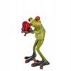 Frog with a Heart In Love Green Decorative Figurine