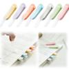 Reusable Page Following Bookmark Portable Reading Marker New Silicone Book Clip  Office Use