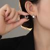 2026 Round Ball Smooth Ear Buckle Simple Niche Designer Versatile Earrings