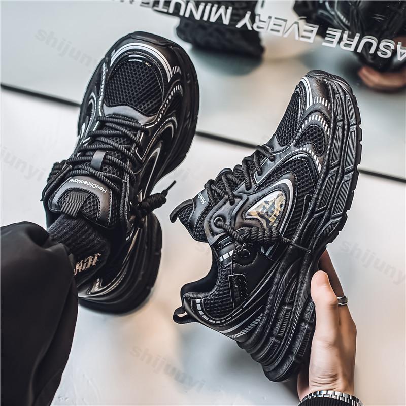Fashion 2025 Men Shoes Spring New Height Increasing Thick Soled Fashion Trend Sports Breathable Casual Retro Comfortable Chunky sneakers