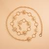 Vintage Woman Chain Belt Gold Dress Cummerbands All-match Punk Waistbands  Clothing Accessories