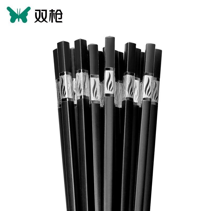 Double Gun Alloy Chopsticks Set