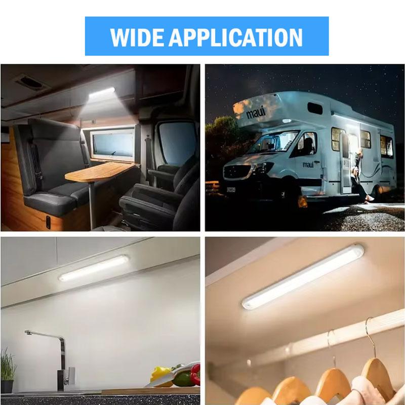 10W Vehicle Interior Light 12V/24V 1000 Lumen Car Cabin Reading Lamp Energy Efficient Durable for Camper Van Truck RVs Lorries