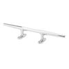Boat Cleat 316 Stainless Steel High Polished 12in Round Marine Grade Rope Cleat for Yacht Speedboat 