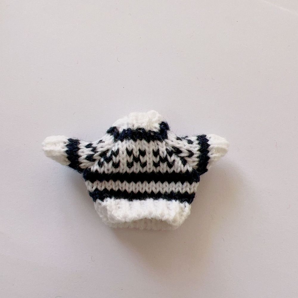 White/Red/Green Dolls Sweater Christmas Style Plush Doll's Clothing for 16cm/17cm Bjd Doll