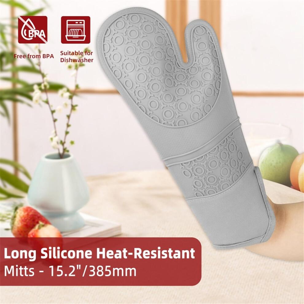 Multifunctional Silicone Oven Gloves Heat- and Waterproof