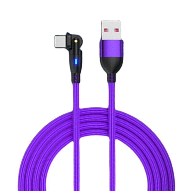 Nylon Braided Quick Charging USB to Type C Charging Data Cable with Fast Speed Transfer for Gaming Devices