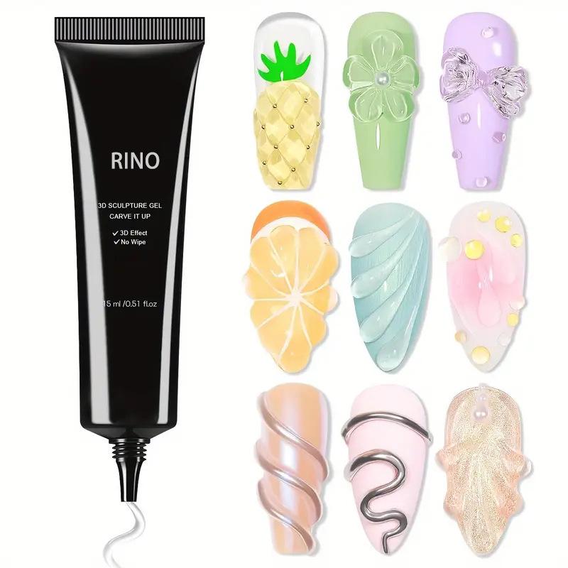

3D Shaping Gel Rhinestone Glue UV Nail Art Rubbing Powder Styling Gel