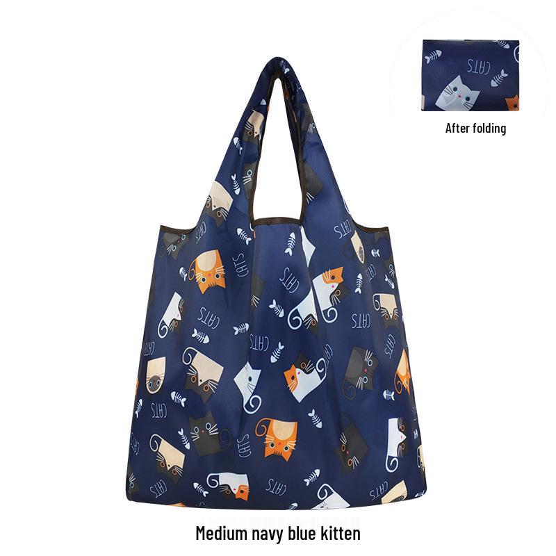 Bolsa Tote do Mickey: Sacola de Compras Grande, Dobrável, Ecológica, Impermeável de Tecido Oxford