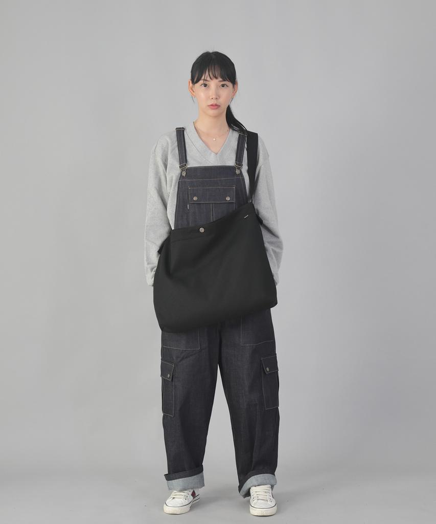 Saintcrew Minimal Oversized Crossbody Bag Mbc-121 Black