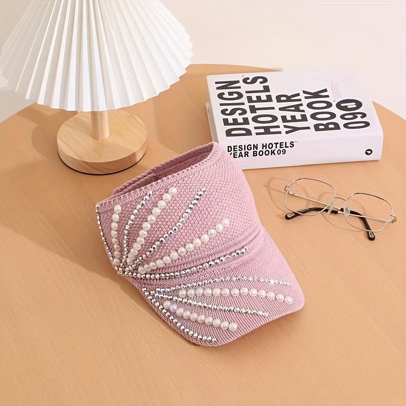 

1pc Brimless Ponytail Empty Top Hat Summer Breathable Hollow Out Brimless Versatile Baseball Cap