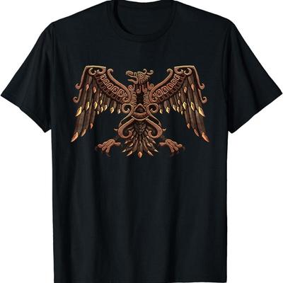 New Aztec Eagle Mexican Mayan Design S T Shirt S 4Xl
