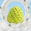 Pet Chew Toy Sweetsop Shape Built-in Sounds Interactive Natural Rubber Dog Chew Toy Concave-Convex Particles Relieve Boredom Energy Pet