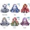 Sun-Resistant Beach Shawl Breathable Sunscreen Hijab Summer Long Wraps  for Women
