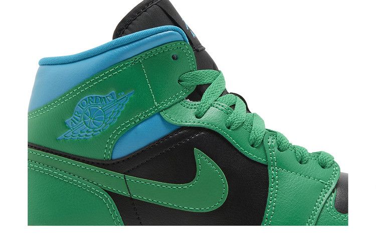 Damskie Air Jordan 1 Mid 'Lucky Green Aquatone'