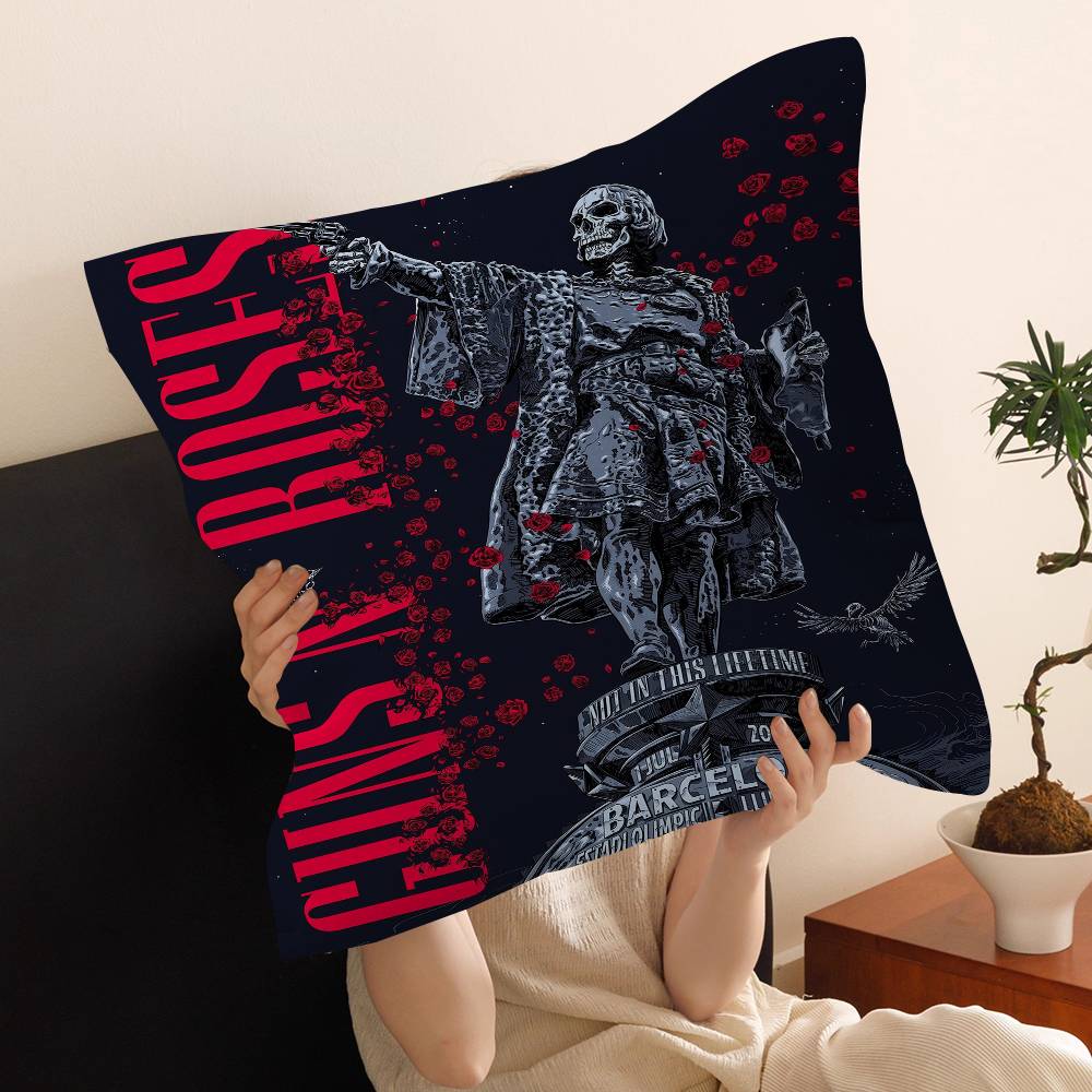 Band G-Guns N-N' R-Roses-S Pillow Cover Sofa Cushion Cover Home Room Decoration Children Gift