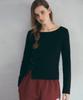 Aueonoseuteljia Boatneck Side Button T-Shirt_Black(O25-Tp28)