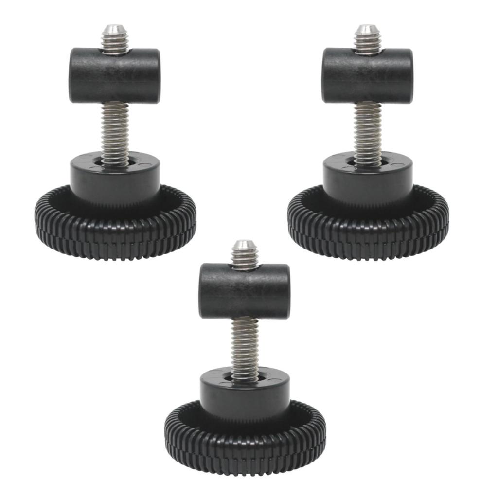Pack of 3 Replacement Hand Knob Nut Set ABS Plastic Pump Handle Assembly ABS Texture for Various Pool Pump Models