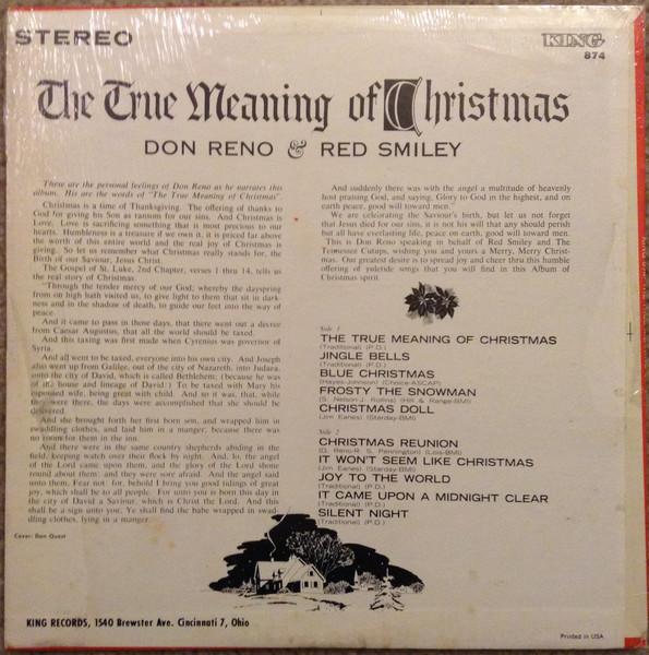 

Виниловая пластинка RENO SMILEY The True Meaning Of Christmas 874 King Records 1963 US CountryFolk Б/у