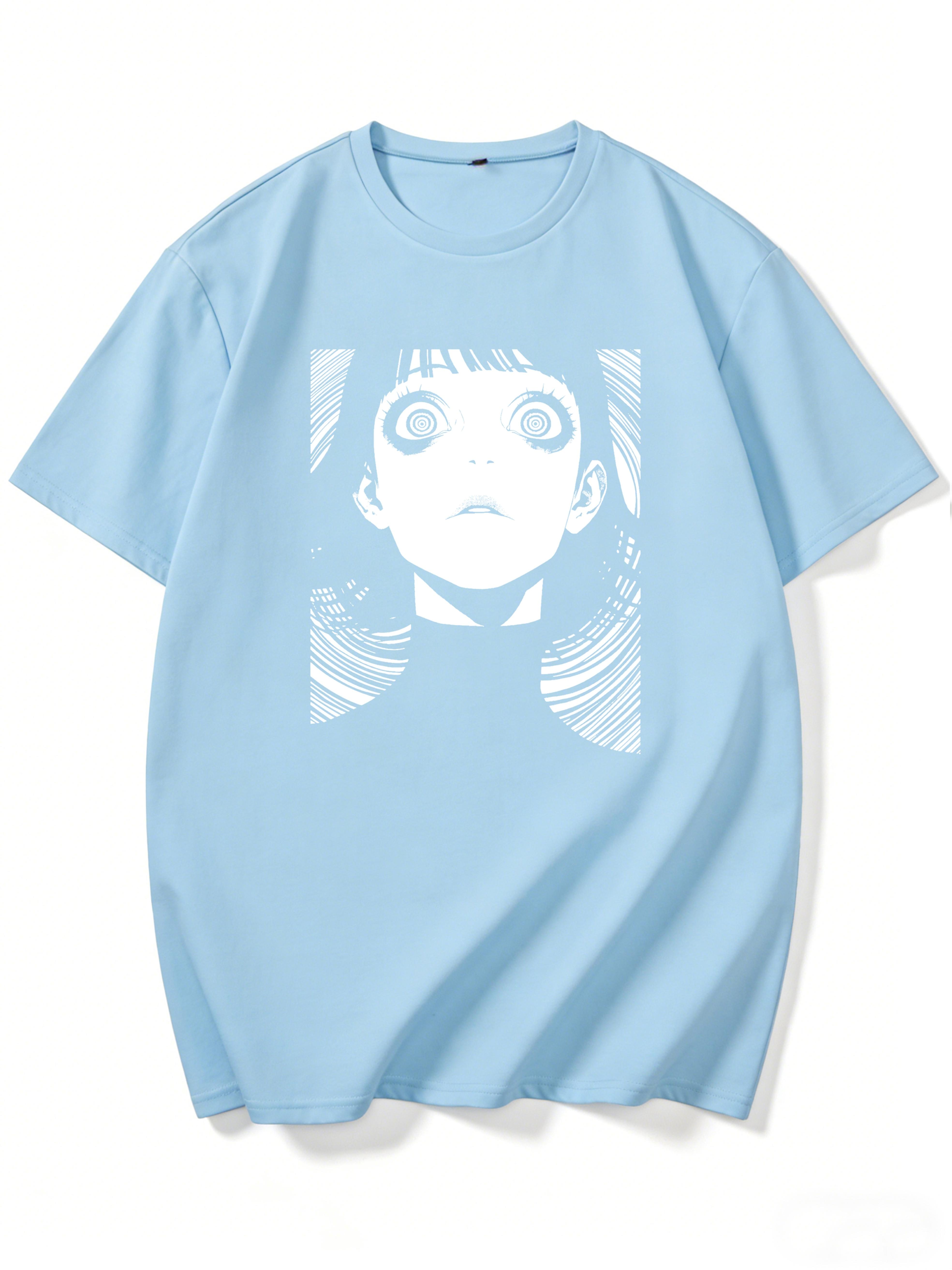 Men s EWH Horror Anime Manga | Japanese style Horror Cute Gothic T-shirt XXXXL