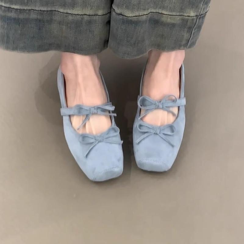 Modă 2025 Primăvară/Toamnă Pantofi Noi Plați pentru Femei Pantofi de Balet Dulci la Modă Talpă Moale Eleganți Pantofi de Damă Mary Jane pentru Rochie