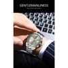 POEDAGAR Luxury Fashion Men Clock Waterproof Luminous Week Date Sports Wristwatch Stainless Steel Quartz Watches Reloj
